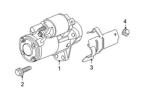 2012 GMC Acadia Starter Diagram