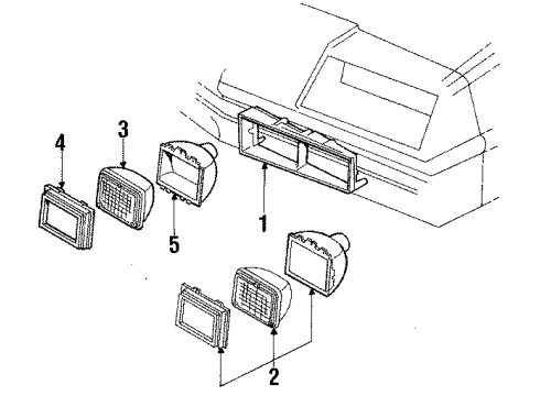 1987 Buick Skyhawk Headlamps Diagram