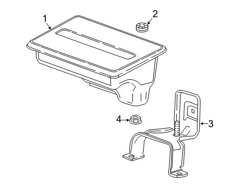2018 Chevy Silverado 2500 HD Engine Appearance Cover Diagram