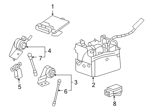 2012 Cadillac Escalade Ride Control Diagram