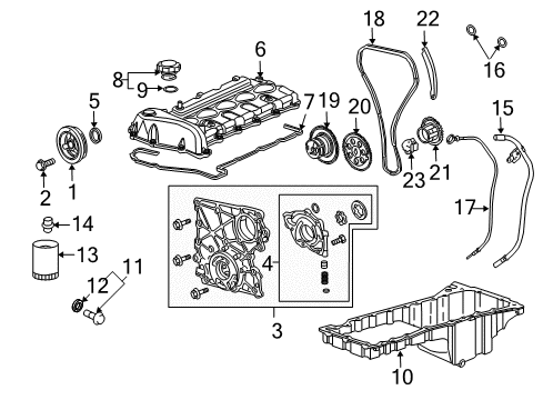 2008 GMC Canyon Filters Diagram 4 - Thumbnail