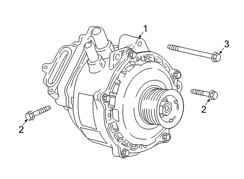 2018 Chevy Silverado 1500 Alternator Diagram 3 - Thumbnail