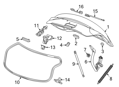 2020 Chevy Impala Trunk Diagram