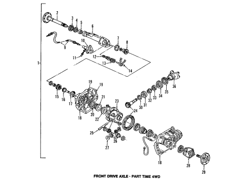 1984 GMC S15 Jimmy C.V. Joint Diagram for 7841224