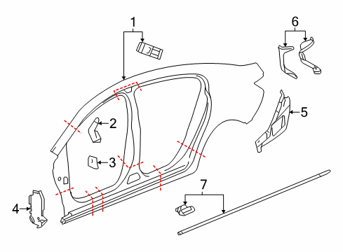 2014 Buick LaCrosse Uniside Diagram