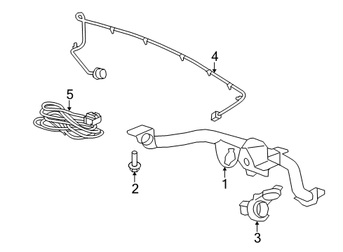 2017 Chevy Traverse Trailer Hitch Components Diagram