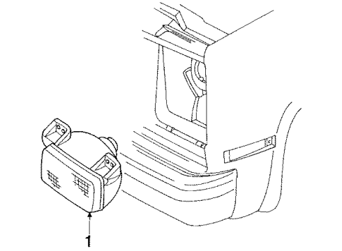 1990 GMC V3500 Park Lamps Diagram