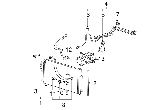 2008 Buick Lucerne Air Conditioner Diagram 2 - Thumbnail