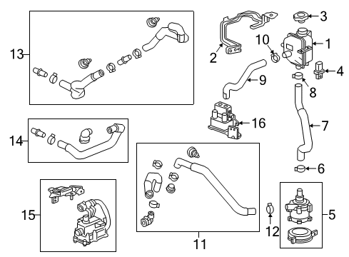 2019 Chevy Bolt EV Tube Assembly Diagram for 42838927