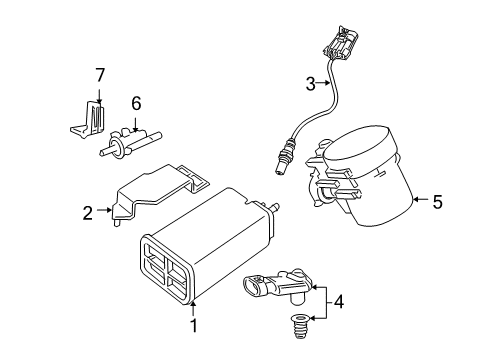 2006 Pontiac GTO Emission Components Diagram