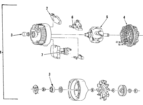 1987 Cadillac DeVille Alternator Diagram