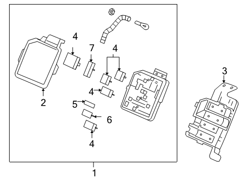 2007 Chevy Impala Fuse & Relay Diagram