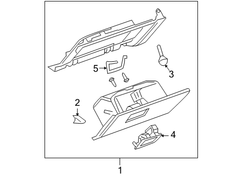 2006 Pontiac G6 Glove Box Diagram