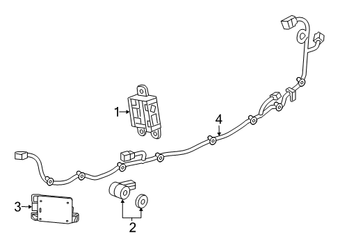 2019 GMC Terrain Electrical Components Diagram