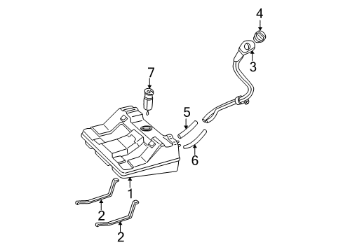 2005 Buick Century Fuel System Components Diagram