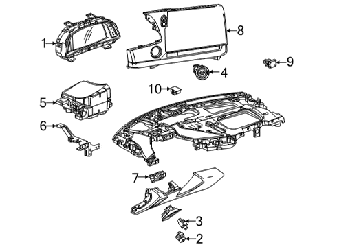 2020 Chevy Corvette Dimmer Switch Diagram for 23366559