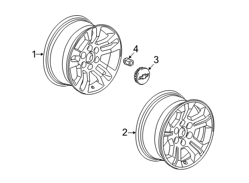 2017 Chevy Silverado 1500 Wheels Diagram 2 - Thumbnail
