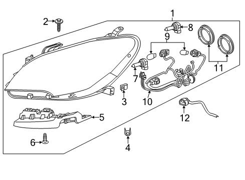2013 Buick Encore Headlamps Diagram