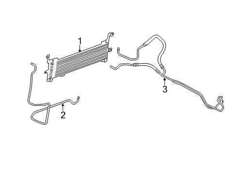 2008 Cadillac CTS Trans Oil Cooler Diagram