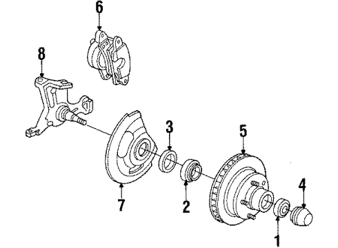 1984 Chevy Impala Front Brakes Diagram