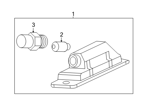 2021 Chevy Malibu License Lamps Diagram
