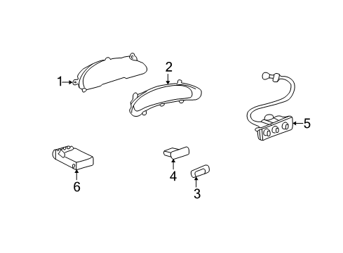 2004 Pontiac Sunfire A/C & Heater Control Units Diagram