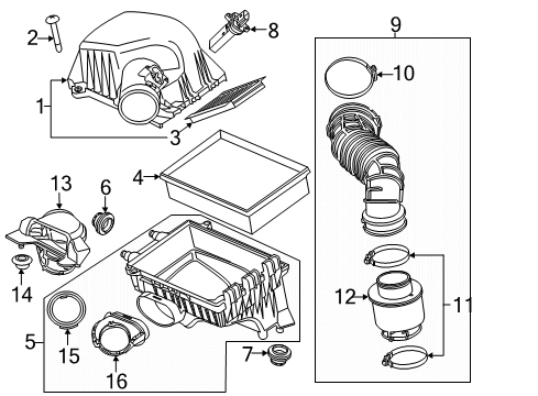 2021 Buick Encore Air Intake Diagram