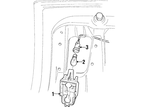 2000 Cadillac Catera Backup Lamps Diagram