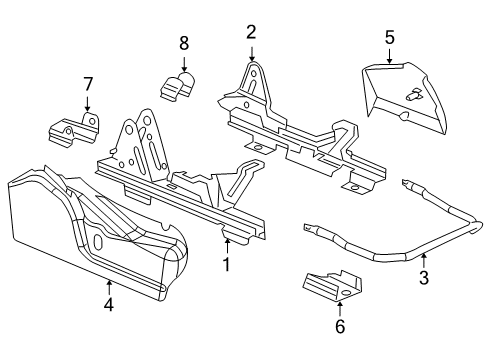 2006 Chevy Silverado 1500 Tracks & Components Diagram 5 - Thumbnail