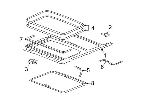 2004 Hummer H2 Sunroof Diagram