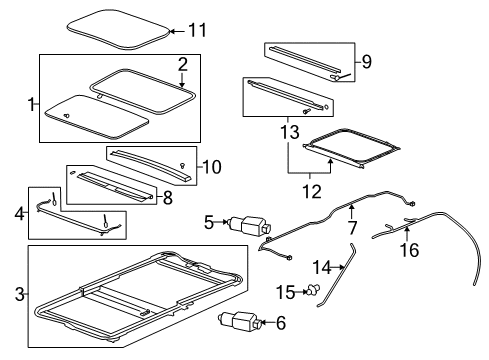 2017 Chevy Traverse Sunroof Diagram