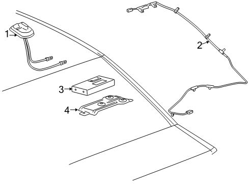 2005 Chevy Cobalt Antenna & Radio Diagram