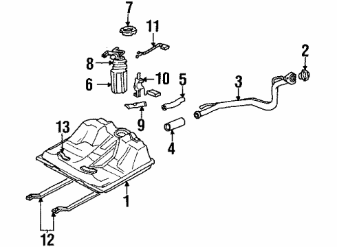 2000 Chevy Lumina Fuel Supply Diagram