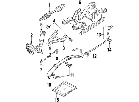 1989 Pontiac 6000 Compressor Diagram for 22030258