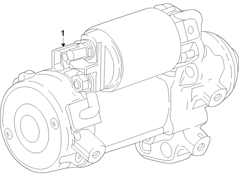 2022 Chevy Traverse Starter Diagram