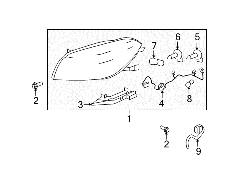 2012 Chevy Malibu Headlamps Diagram