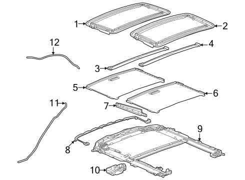 2024 Chevy Trax Sunroof Diagram