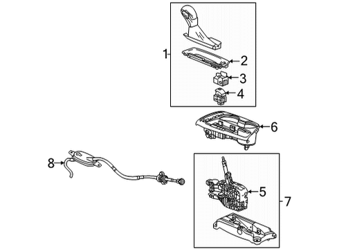 2020 Buick Encore GX Control Cable Diagram for 60004810