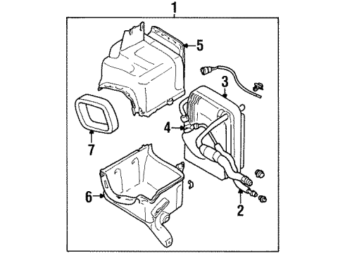 1998 Chevy Tracker Pipe Diagram for 96068766