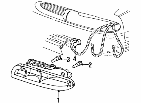 1999 Oldsmobile LSS Bulbs Diagram