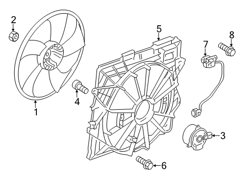2014 Cadillac CTS Resistor Diagram for 25881844