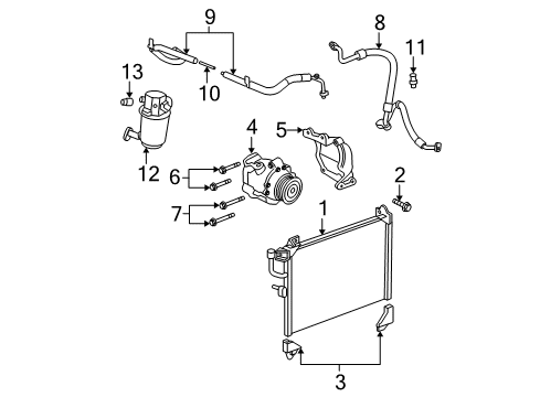 2006 Chevy Trailblazer Switches & Sensors Diagram