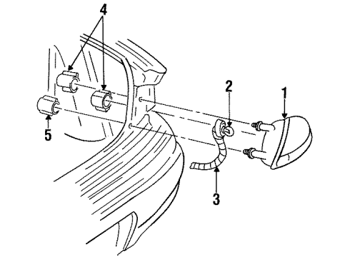 1998 Chevy Monte Carlo Tail Lamps Diagram