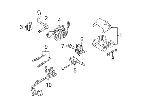 2008 Chevy Uplander Ignition Lock Diagram
