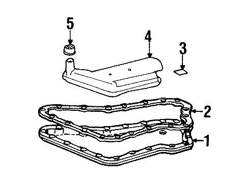 2000 Oldsmobile Silhouette Transaxle Parts Diagram