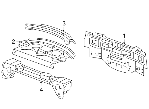 2006 Pontiac G6 Rear Body Diagram