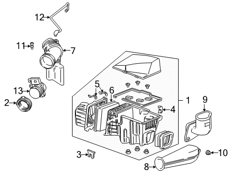 2005 Pontiac Montana Air Intake Diagram