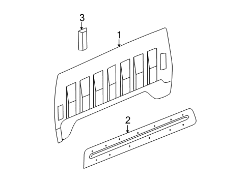2006 Chevy Silverado 2500 HD Back Panel Diagram