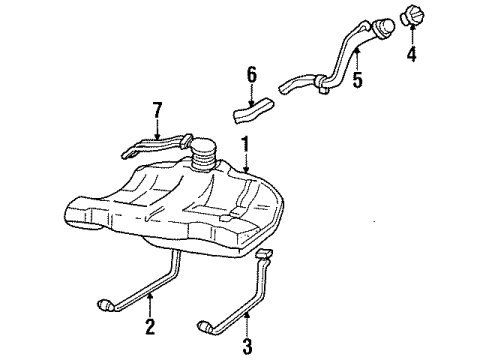 1994 Oldsmobile 98 Fuel Supply Diagram