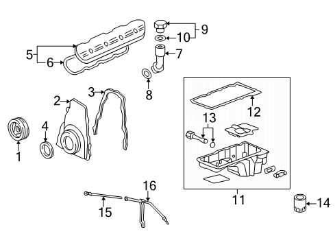 2007 GMC Yukon XL 1500 Filters Diagram